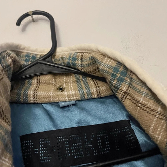 Vintage BB Dakota cotton blend sweater vest plaid outdoors fall winter ski - Picture 3 of 9